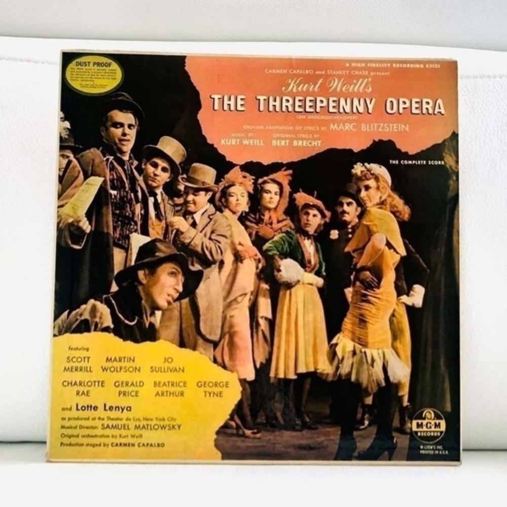 LP Kurt Weill - The Threepenny Opera Vinyl Record